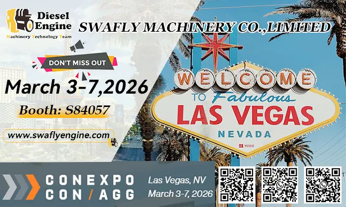Einladung zu SWAFLY MACHINERY auf der CONEXPO-CON/AGG 2026 (Las Vegas)