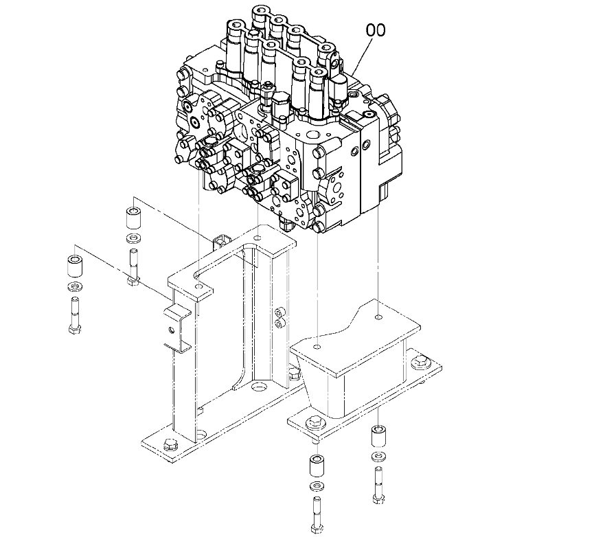 Hitachi Hauptsteuerventil YA00000717