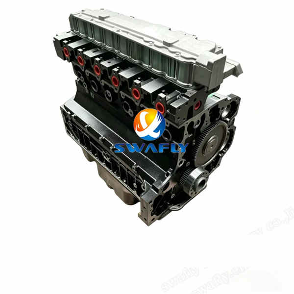 Volvo D6E-Motor mit langem Block, nackter Motor